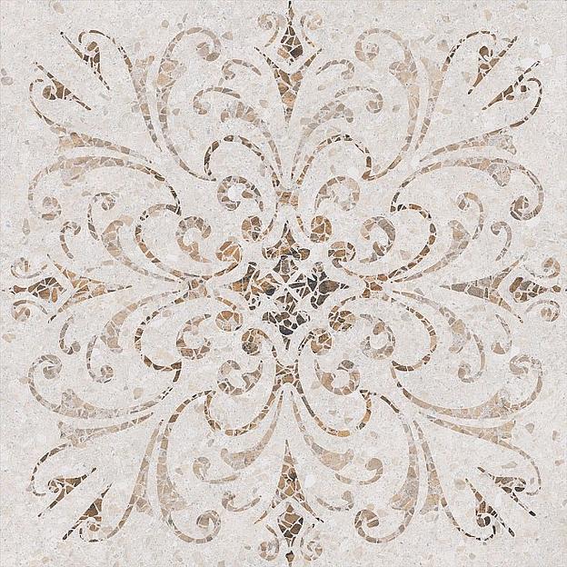 Керамогранит Kerama Marazzi Терраццо беж светлый декорированный фото 1