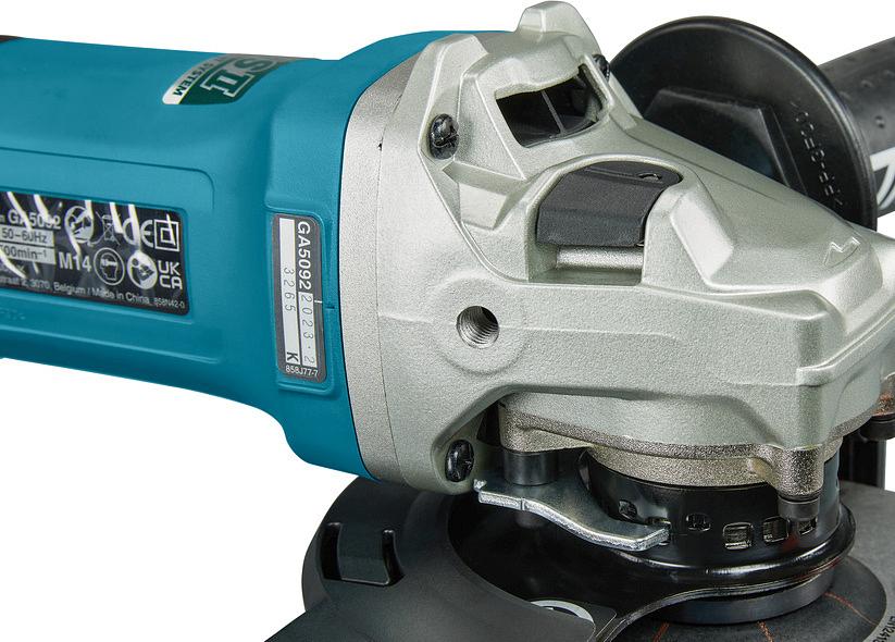 Углошлифовальная машина Makita GA5092X01 1900Вт 11500об/мин рез.шпин.:M14 d=125мм фото 3