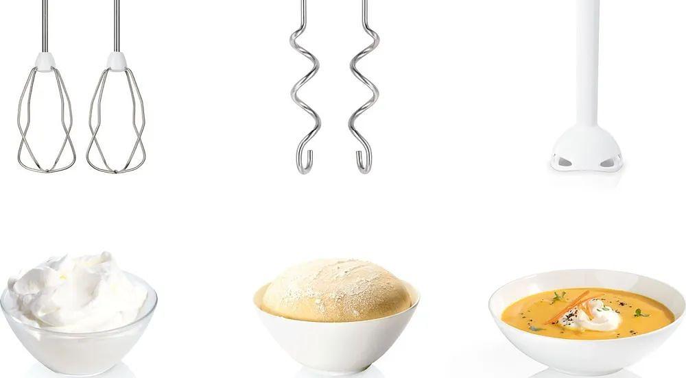 Миксер ручной Bosch MFQ36440 450Вт белый/серый фото 4