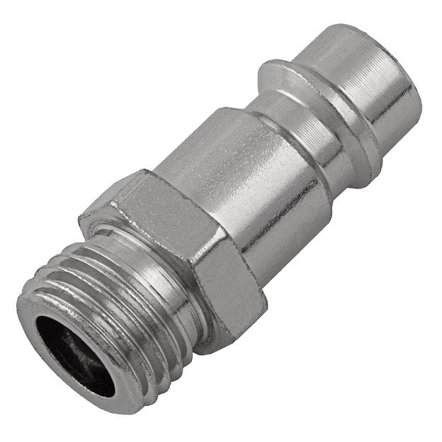 Ниппель универсальный быстросъемный ("папа"), внешняя резьба 1/4", 2 шт.// Stels фото 1