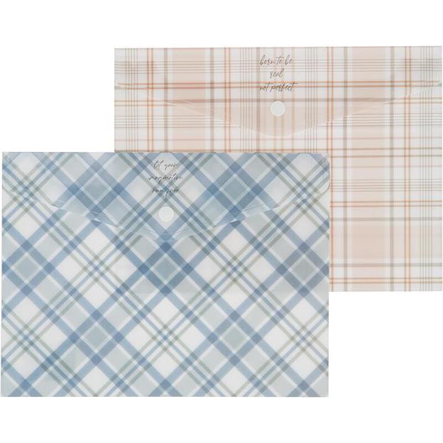 Папка-конверт на кнопке Attache Selection Casual А5 180 мкм, 2 шт, опт фото 1