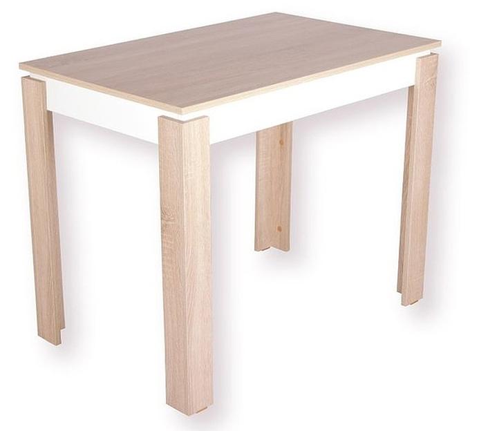 Стол обеденный «Оптима» дуб сонома, белый, опт фото 2