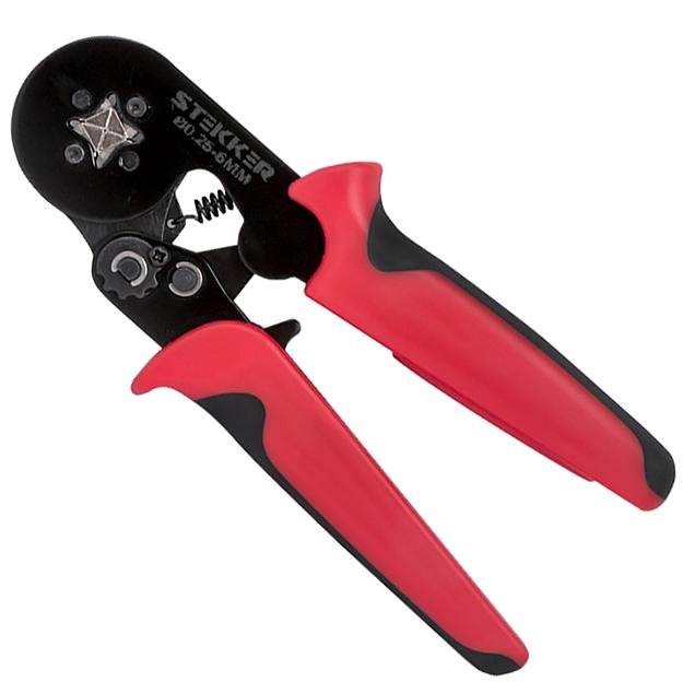 Кримпер для обжима втулочных наконечников d0,25-10мм красный фото 1