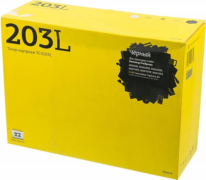 Картридж лазерный T2 TC-S203L MLT-D203L черный (5000стр.) для Kyocera M3820D/M4020ND/M3870FD/M4070FR фото 1