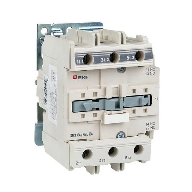Контактор КМЭ 95А кат. 220В AC 1НО+1НЗ EKF ctr-s-95-220 фото 7