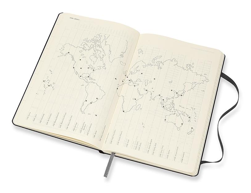 Еженедельник Moleskine CLASSIC WKLY Large 130х210мм 144стр. черный фото 4