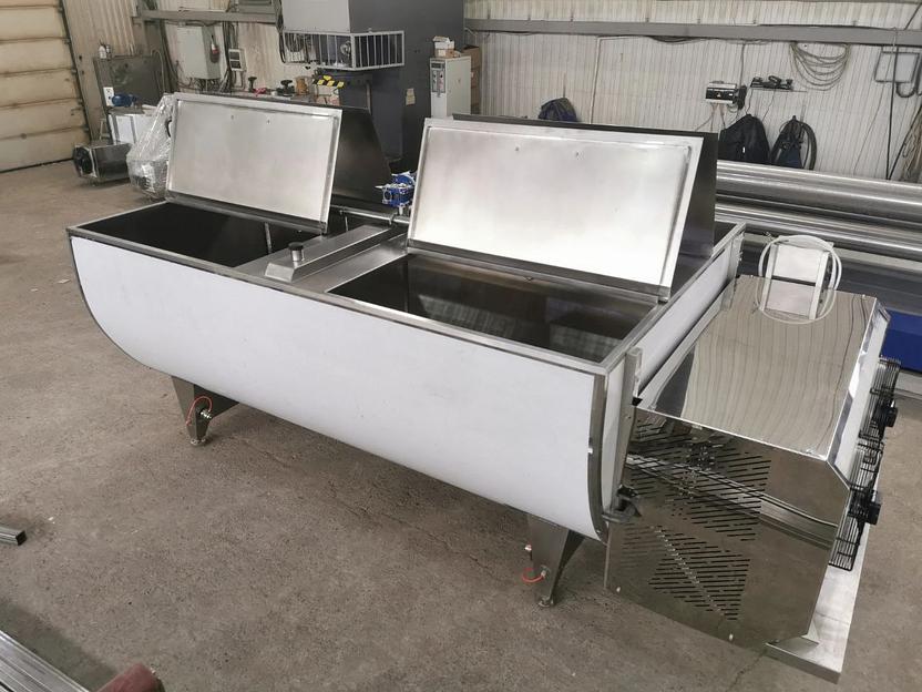 Охладитель молока открытого типа (ванна) 1500 л (Invotech) фото 2