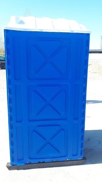 Туалетная пластиковая кабина «Эконом» с баком фото 2