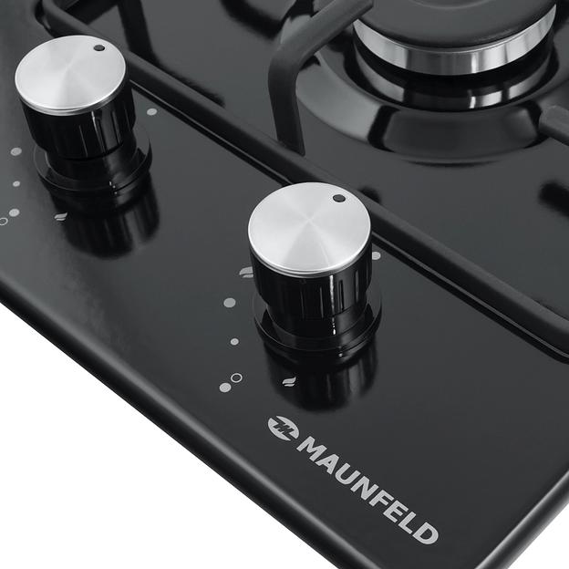 Газовая варочная поверхность Maunfeld EGHE.32.3EB\G черный фото 6