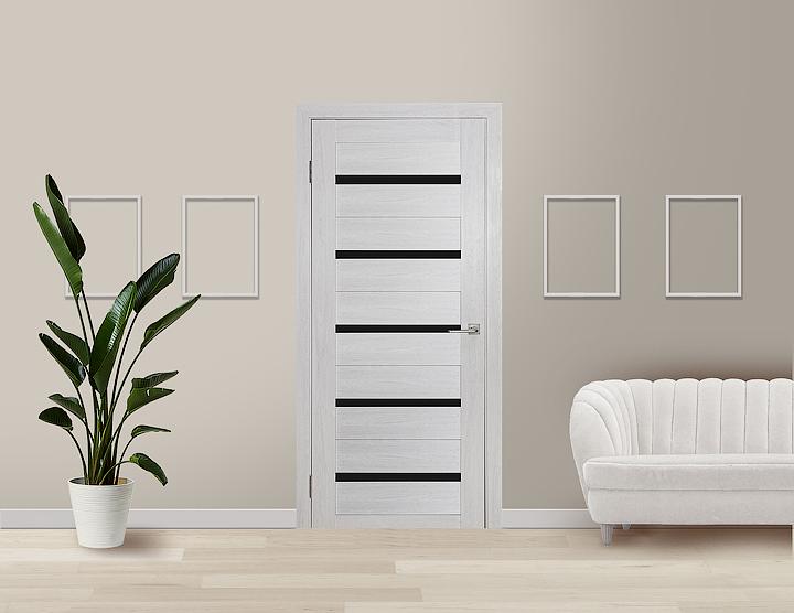 Межкомнатная дверь Light 7 Day Black gloss фото 3