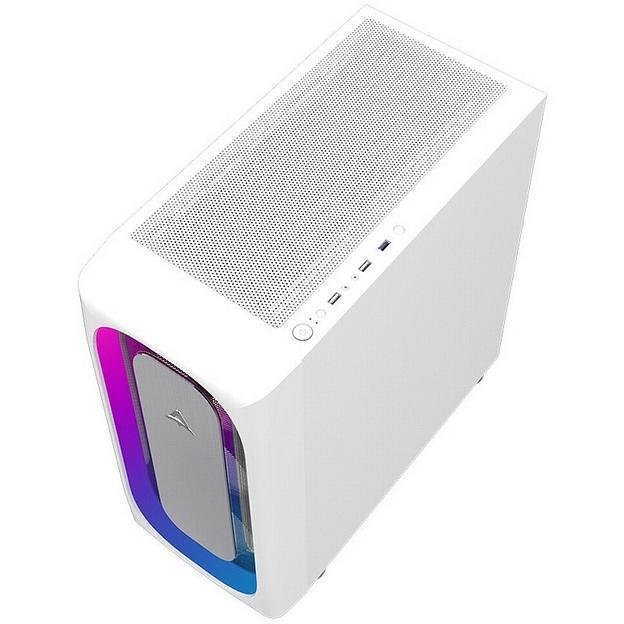 Корпус Alseye Ai, Без БП, EATX, белый, 2xRGB FAN, 2xUSB2, 1xUSB3, бок: закалённое стекло (AS.07.0104) фото 3
