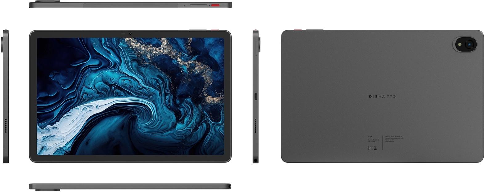 Планшет Digma Pro Edge G85 RAM8Gb ROM128Gb 11" In-Cell 1920x1200 LTE Android 14 серый космос 13Mpix 5Mpix BT GPS WiFi Touch microSD 128Gb 7000mAh фото 4