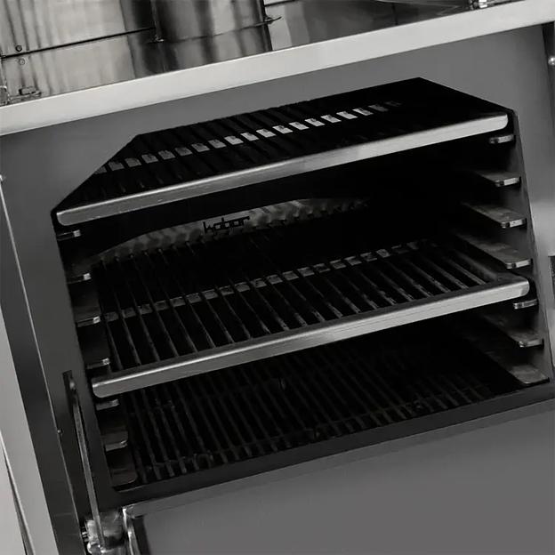 Печь «Хоспер» с полкой для подогрева Кобор Fire-25-M BC фото 5