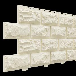 Фасадная панель Доломит, Альпийский, Слоновая кость фото 1