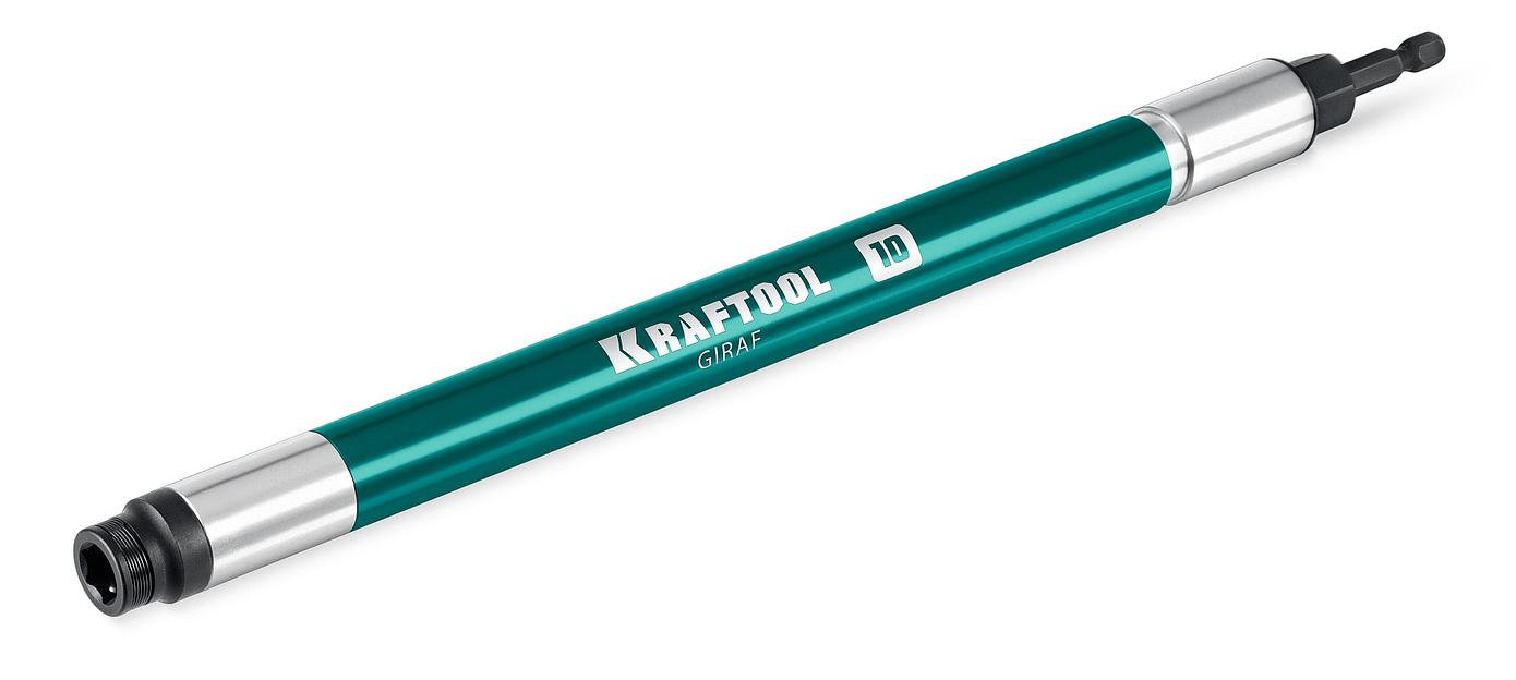 KRAFTOOL X-DRIVE LONG, 10 мм (М6), 285 мм, длинная ударная бита с торцовой головкой (26197-10) фото 1