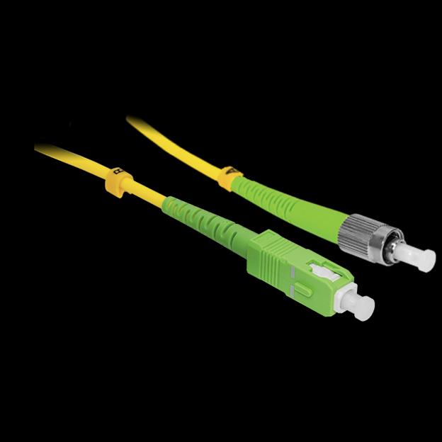 Патчкорд оптический FC/APC-SC/APC SM 5 метров фото 2