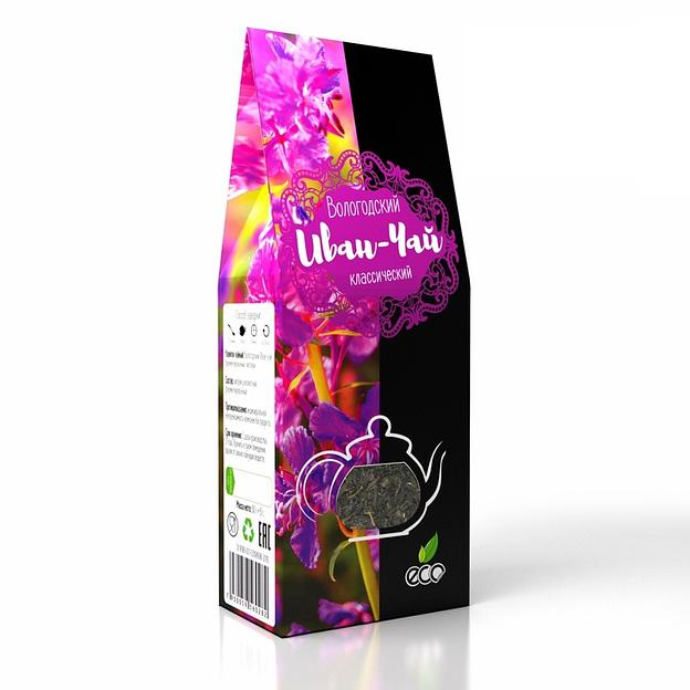 Иван-чай в сувенирной упаковке «Вологодский» классический, 50 г ОПТ фото 4