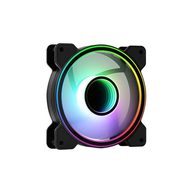 Кулер для компьютерного корпуса AeroCool Mirage 12 ARGB 6-pin фото 1