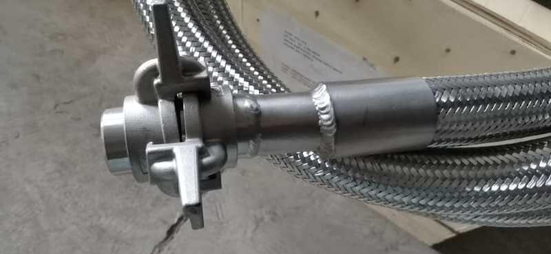 Шланг криогенный металлический для транспортировки жидких газов при низких температурах фото 3