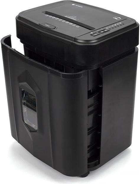 Шредер Heleos АП23-4 черный с автоподачей (секр.P-4) фрагменты 145лист. 23лтр. скрепки скобы пл.карты фото 2