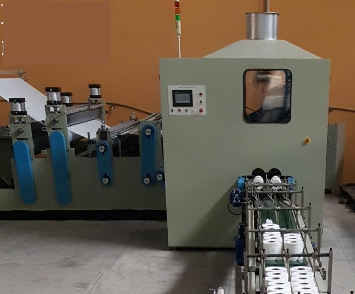 Автоматический станок для резки рулонов туалетной бумаги (дисковая пила) DPAX-280 фото 1