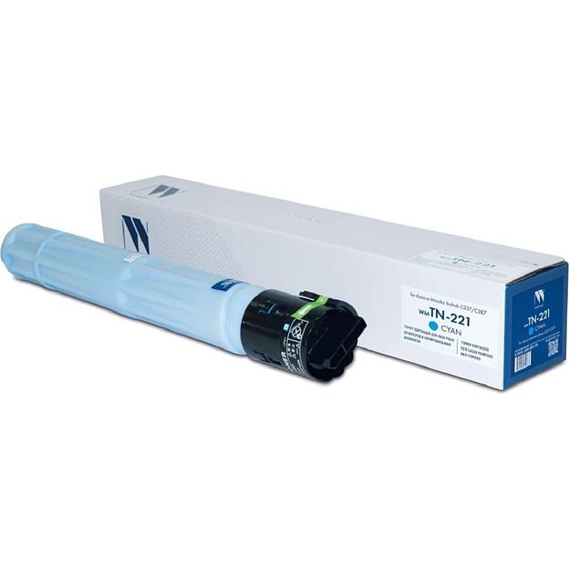 Тонер-картридж NVP совместимый NV-TN-221 Cyan для Konica Minolta bizhub C227/C287 (21000k) фото 1
