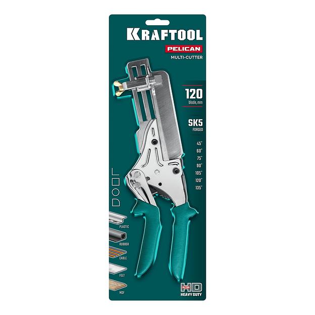 KRAFTOOL PELIKAN 120 до 120 мм, Удлиненные угловые ножницы для пластмассовых и резиновых профилей (23370) фото 4