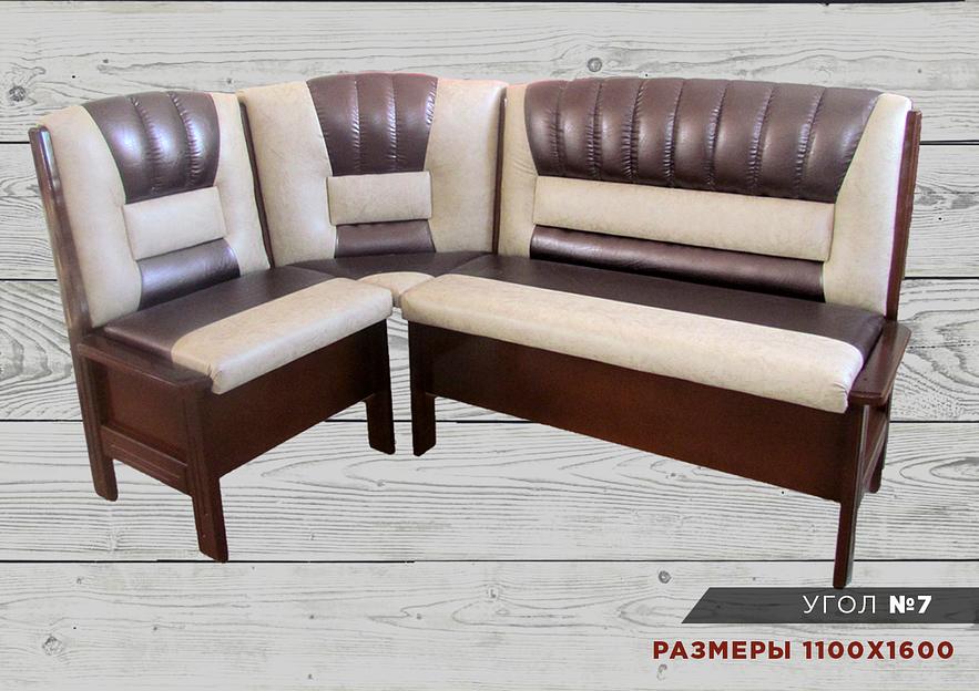 Изготовление кухонных угловых секций с мягкой обивкой под заказ фото 1