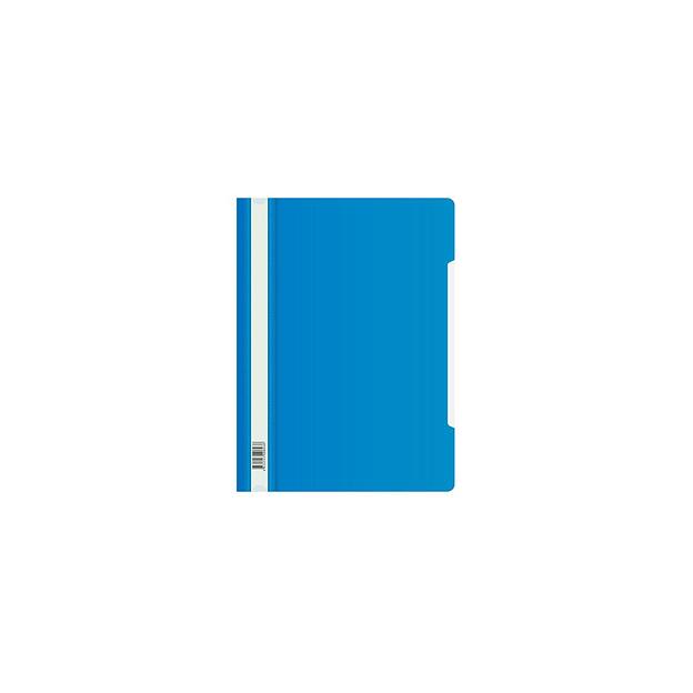 Папка-скоросшиватель Бюрократ -PSL20BLUE, A4, пластик, синий фото 1