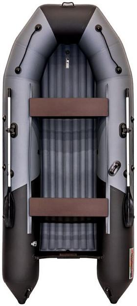 Лодка Таймень NX 4000 НДНД PRO, 4000*1800*495 мм., цвет: графит-черный фото 3