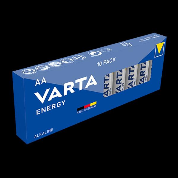 Батарейка Varta ENERGY LR6 AA BOX10 Alkaline 1.5V (4106) (10/400)(10шт) VARTA 04106229410 фото 1