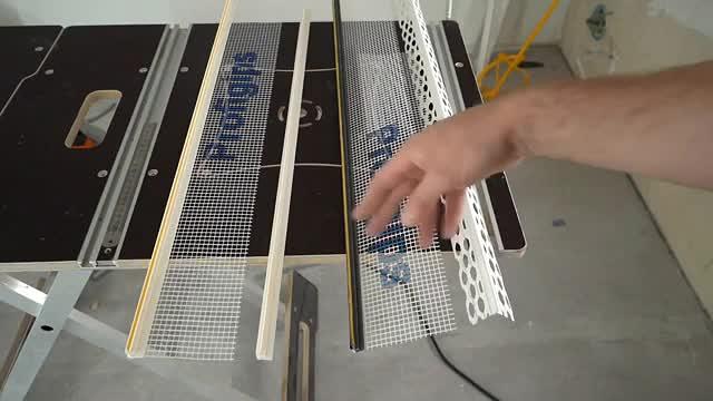 Оконный профиль ProfiGips примыкающий 9 мм с сеткой, белый 2,4 м ОПТ фото 7