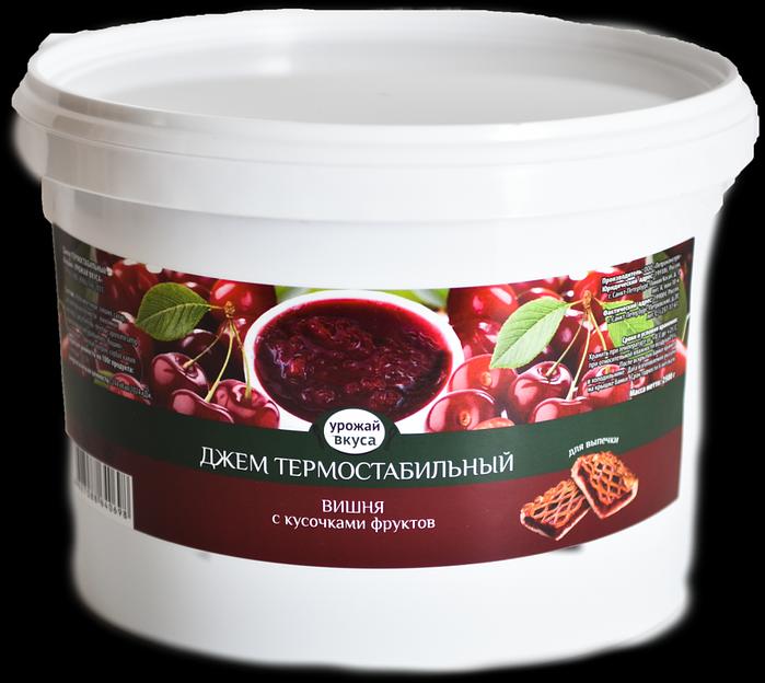 Джем термостабильный вишня с кусочками фруктов 2,5 кг ОПТ фото 1