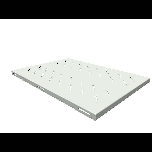 Полка стационарная усиленная в шкаф глубиной 900мм, (глубина полки 650мм) нагрузка 250кг, цвет-серый (SNR-SHELF-09065-250G) фото 1