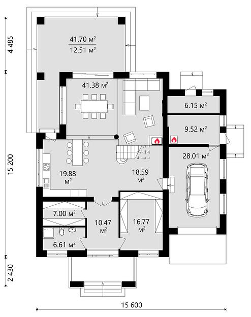 Проект дома KDR – 106 фото 3