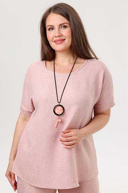 Туника женская  4129/16/Пудровый  фото 1