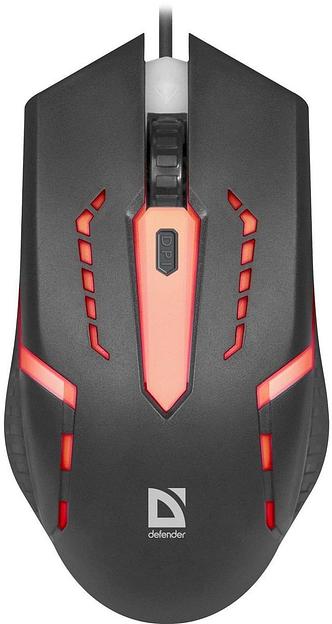 Мышь Defender Flash MB-600L черный оптическая (1200dpi) USB (3but) фото 3