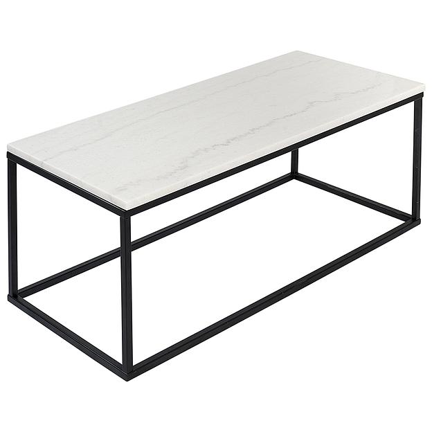 Столик журнальный Mayen, 90х40 см, белый/черный фото 4