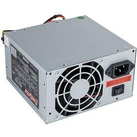 Exegate EX219185RUS-S Блок питания 500W Exegate AB500, ATX, SC, 8cm fan, 24p+4p, 3*SATA, 2*IDE, FDD + кабель 220V с защитой от выдергивания фото 1
