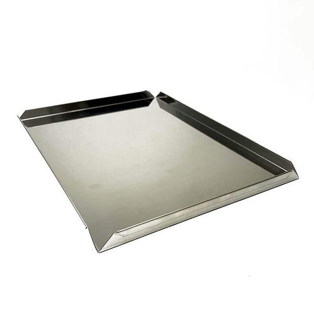 Противень витринный 4 борта 400x300 мм высота 20 мм нержавеющая сталь фото 1