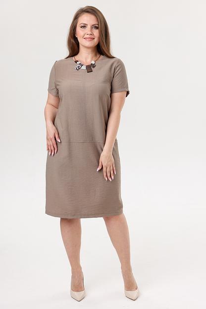 Платье женское  6070/04/Бежевый фото 2