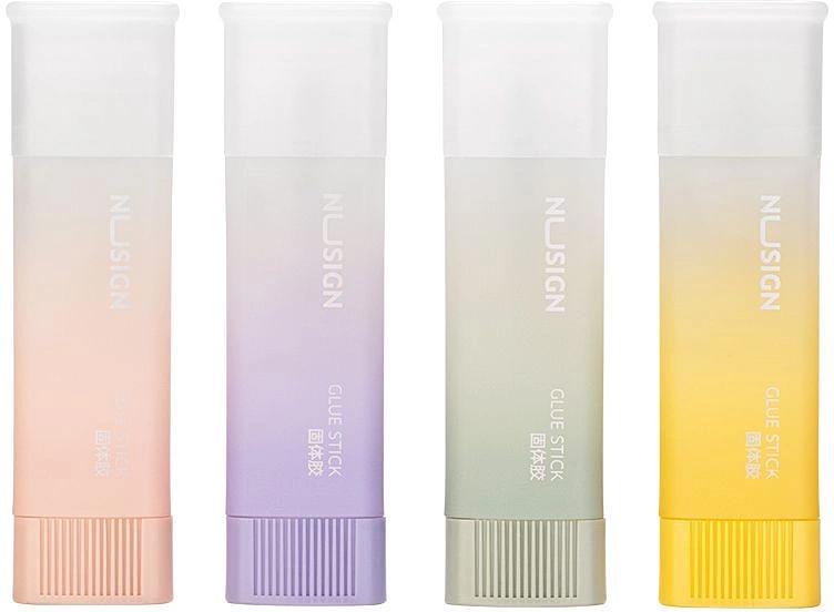 Клей-карандаш Deli NS150 21гр корп.ассорти прозрачный усиленный Nusign фото 1