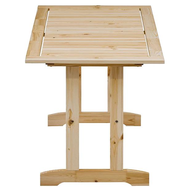 Стол деревянный для сада и дачи, 120х70 см, натуральный, Стэнхамн, опт фото 2