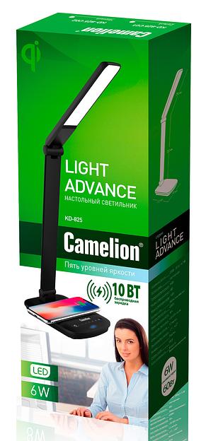 Светильник Camelion KD-825 C02 (14162) настольный на основание черный 16Вт фото 3