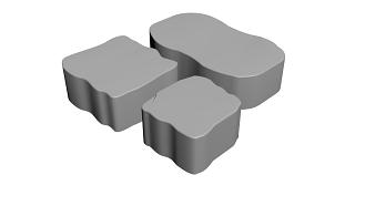 Тротуарная плитка «Моноколор» AR.MC.060.XXX фото 1