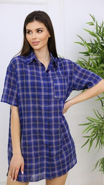 Туника в клетку, Опт фото 1