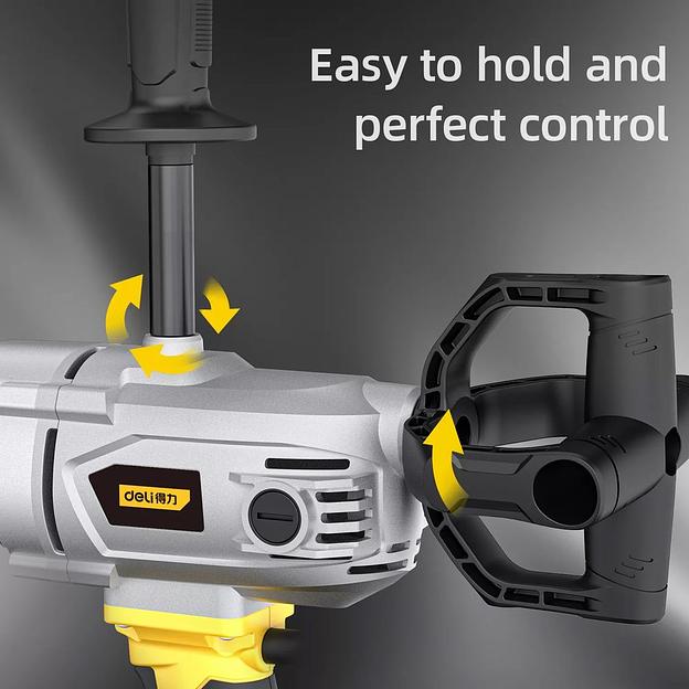 Дрель-миксер электрическая Deli DL-DZ16-E1 (1200Вт, картон) фото 4