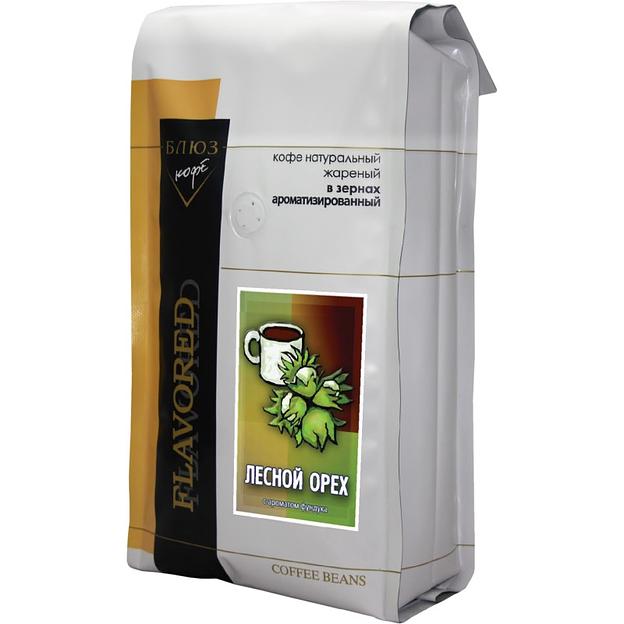 Ароматизированный кофе в зёрнах «Лесной орех», 1 кг, опт фото 1