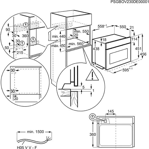 Встраиваемая микроволная печь Electrolux Electrolux EVM9E2XT фото 8