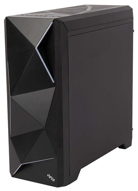 Корпус Hiper A68 черный без БП ATX 1x92mm 2xUSB2.0 1xUSB3.0 audio bott PSU фото 6